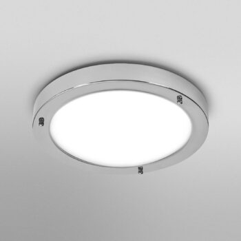 Stropné svietidlo OSRAM BATHROOM, chróm, Ø 31 cm, kov/sklo IP44
