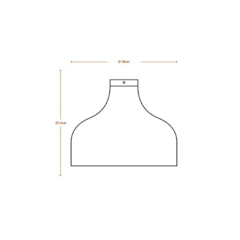 Stropné svietidlo OSRAM HAT, hnedé, Ø 36 cm, vlnitá lepenka, E27