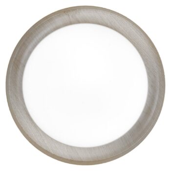 Stropné svietidlo OSRAM ORBIS MADRID, drevo, Ø 29 cm, kov/sklo