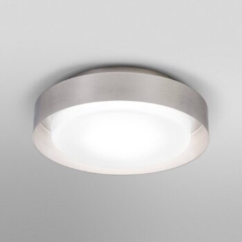 Stropné svietidlo OSRAM ORBIS MADRID, nikl, Ø 29 cm, kov/sklo