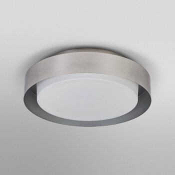Stropné svietidlo OSRAM ORBIS MADRID, nikl, Ø 29 cm, kov/sklo