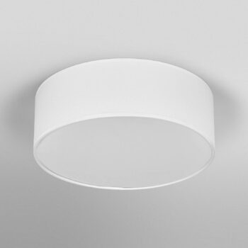 Stropné svietidlo OSRAM ORBIS PARIS, biele, Ø 30 cm, textil, E27