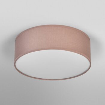 Stropné svietidlo OSRAM ORBIS PARIS, hnedé, Ø 30 cm, textil, E27