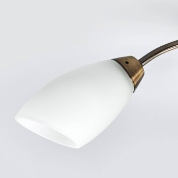 Stropné svietidlo Opera 3-pl. starožitná mosadz