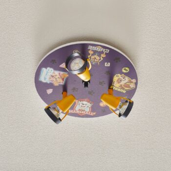 Stropné svietidlo Paw Patrol s tromi reflektormi