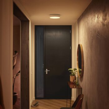 Stropné svietidlo Philips Hue Enrave LED 26,1 cm biele