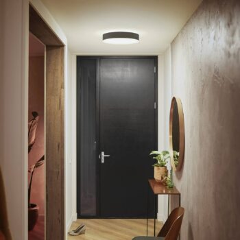 Stropné svietidlo Philips Hue Enrave LED 38,1 cm čierne