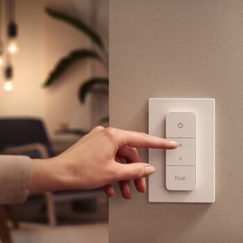 Stropné svietidlo Philips Hue Enrave LED 42,5 cm biele