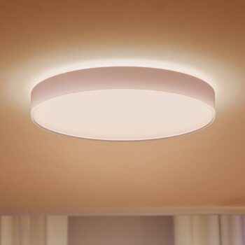Stropné svietidlo Philips Hue Enrave LED 55,1 cm biele