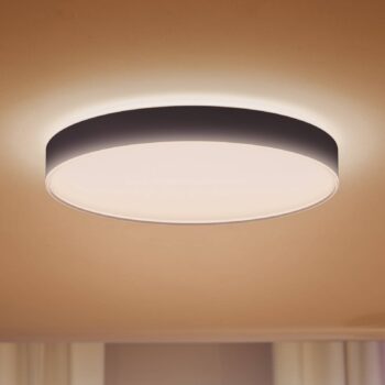 Stropné svietidlo Philips Hue Enrave LED 55,1 cm čierne