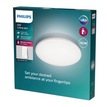 Stropné svietidlo Philips Wincel LED AIO CCT Ø 47,8 cm