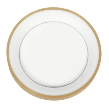 Stropné svietidlo Ringlede LED, zlaté, výška 6 cm, Ø 38 cm