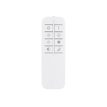 Stropné svietidlo Roderick LED, biele, dĺžka 54 cm, akryl, CCT