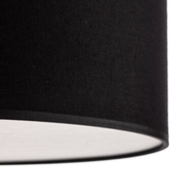 Stropné svietidlo Rondo, čierne, Ø 30 cm