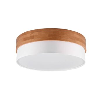 Stropné svietidlo Seasons drevo/biela Ø 50 cm