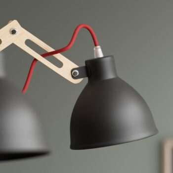 Stropné svietidlo Skansen 5-pl. nastaviteľné čierne