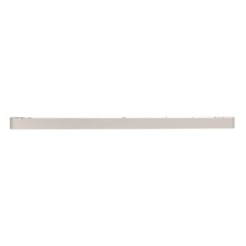 Stropné svietidlo Soft, 125 x 6 cm, biele, hliník, G13
