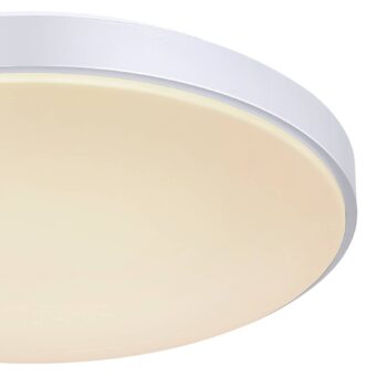 Stropné svietidlo Sonny LED, strieborné, CCT, Ø 41 cm
