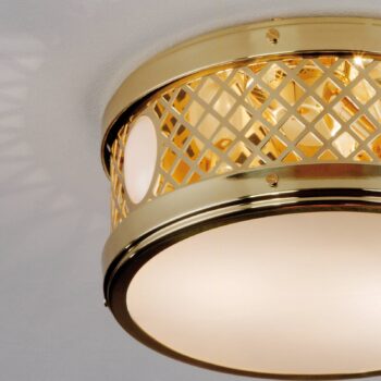 Stropné svietidlo Stará Viedeň 25 cm lesklá mosadz