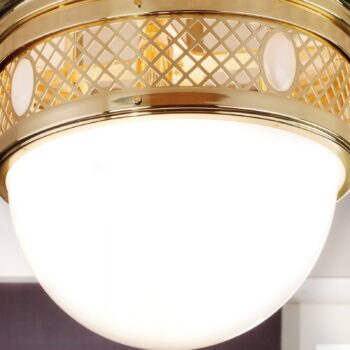 Stropné svietidlo Stará Viedeň 39 cm mosadz