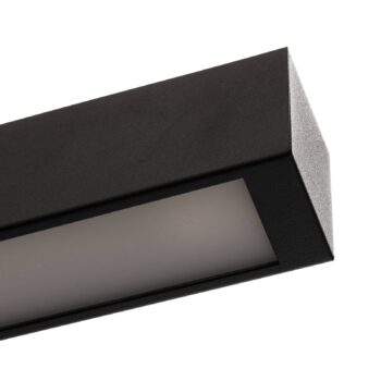 Stropné svietidlo Straight čierne 62 cm