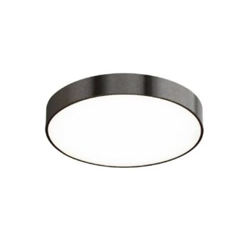 Stropné svietidlo Timur LED, antracitová farba, oceľ, Ø 34 cm