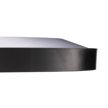 Stropné svietidlo Tuco LED, stmievateľné, čierne, plast, Ø 30 cm