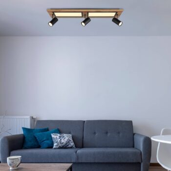 Stropné svietidlo Ulla s LED diódami, 5 svetiel, 80x20cm