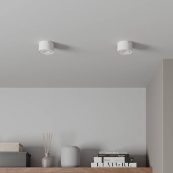 Stropné trubicové LED reflektory, biele