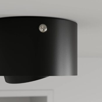 Stropné trubicové LED reflektory, čierne