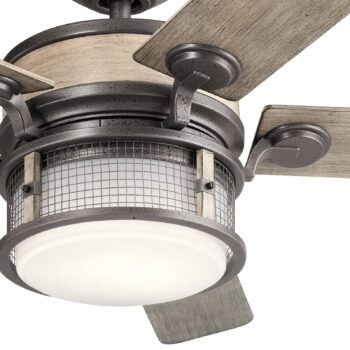 Stropný LED ventilátor Ahrendale, IP44