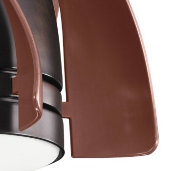 Stropný LED ventilátor Terna bronz olej./brúsený