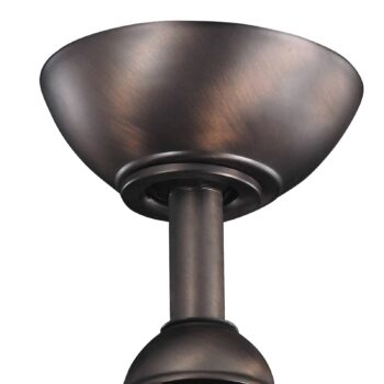 Stropný LED ventilátor Terna bronz olej./brúsený