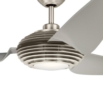 Stropný LED ventilátor Voya krémová