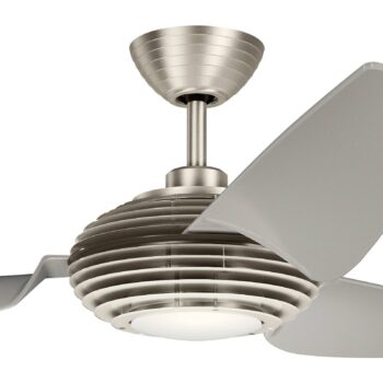 Stropný LED ventilátor Voya krémová