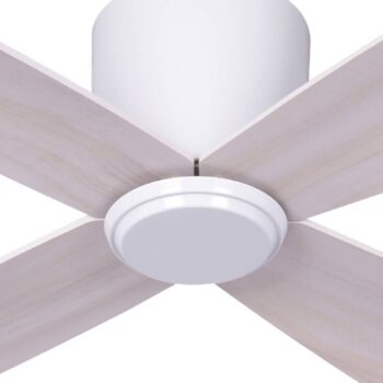 Stropný ventilátor Beacon Fraser biely/dub DC tichý Ø 132 cm