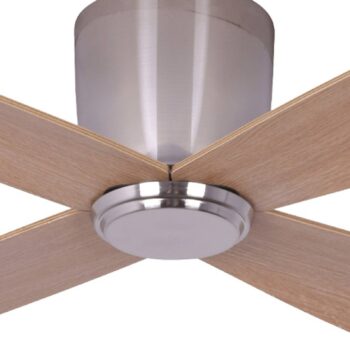 Stropný ventilátor Beacon Fraser chróm/drevo DC tichý Ø 132 cm