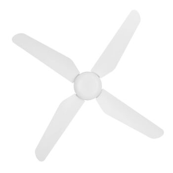 Stropný ventilátor Beacon LED Aria biely tichý 122 cm