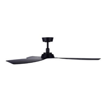 Stropný ventilátor Beacon Moto, čierny, Ø 132 cm, tichý