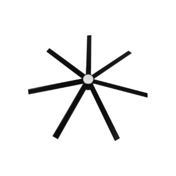Stropný ventilátor Beacon so svetlom Atlanta black DC silent