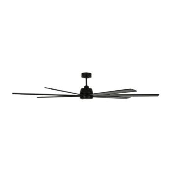 Stropný ventilátor Beacon so svetlom Atlanta black DC silent
