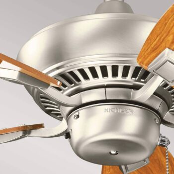 Stropný ventilátor Canfield 30, brúsený nikel
