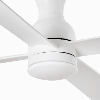 Stropný ventilátor Fraser M s LED žiarovkou, DC, biela