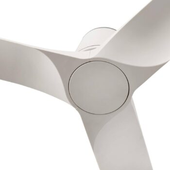 Stropný ventilátor Hey S, biely, DC motor, tichý, Ø 90 cm