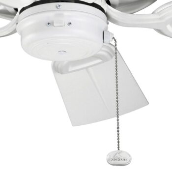 Stropný ventilátor Kevlar 42 IP44, biely, Ø 107 cm