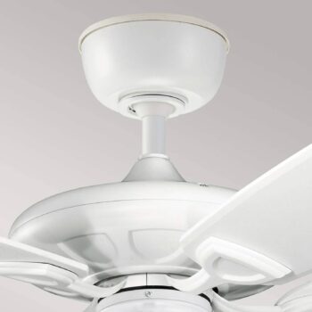 Stropný ventilátor Kevlar 60 IP44, biely, Ø 152 cm