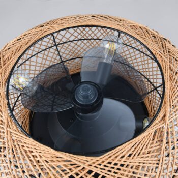 Stropný ventilátor Lillesand s osvetlením, tichý, Ø 50 cm, FB