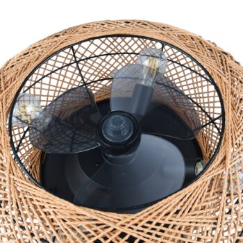 Stropný ventilátor Lillesand s osvetlením, tichý, Ø 50 cm, FB