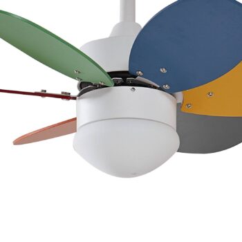 Stropný ventilátor Lindby so svetlom Litur, tichý, Ø 77 cm, E27