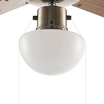 Stropný ventilátor Lindby so svetlom Rakan, tichý, Ø 106 cm